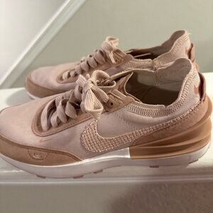 Nike Waffle One Trainer Womens Tennis Shoes Pink Oxford Rose Size 6.5